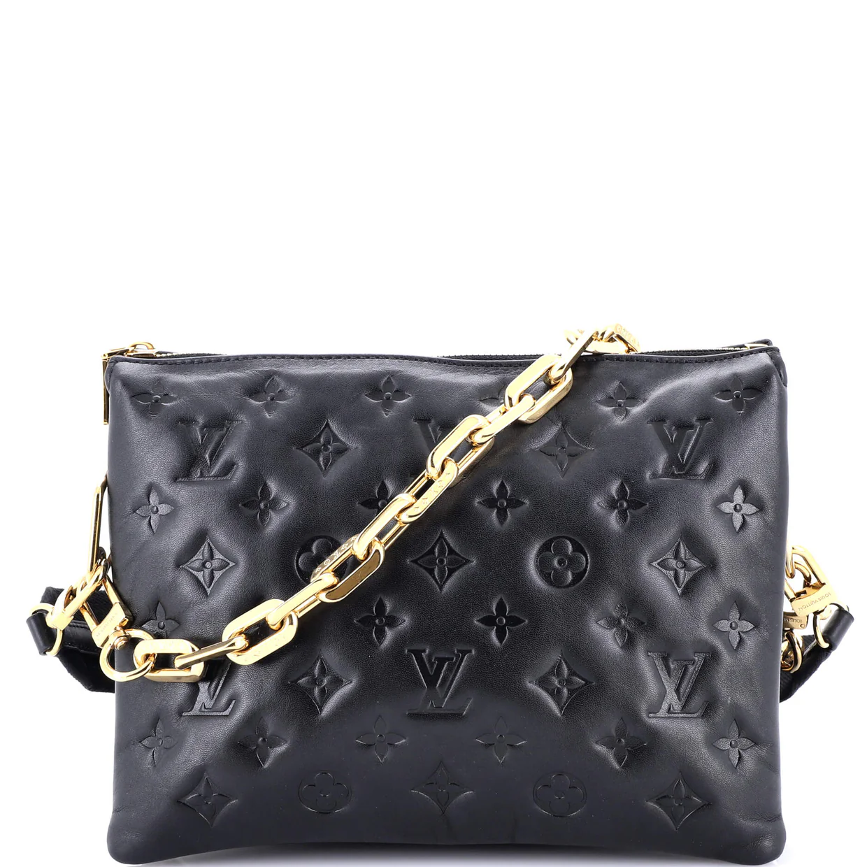 Coussin Bag Monogram Embossed Lambskin PM - Deep Luxury