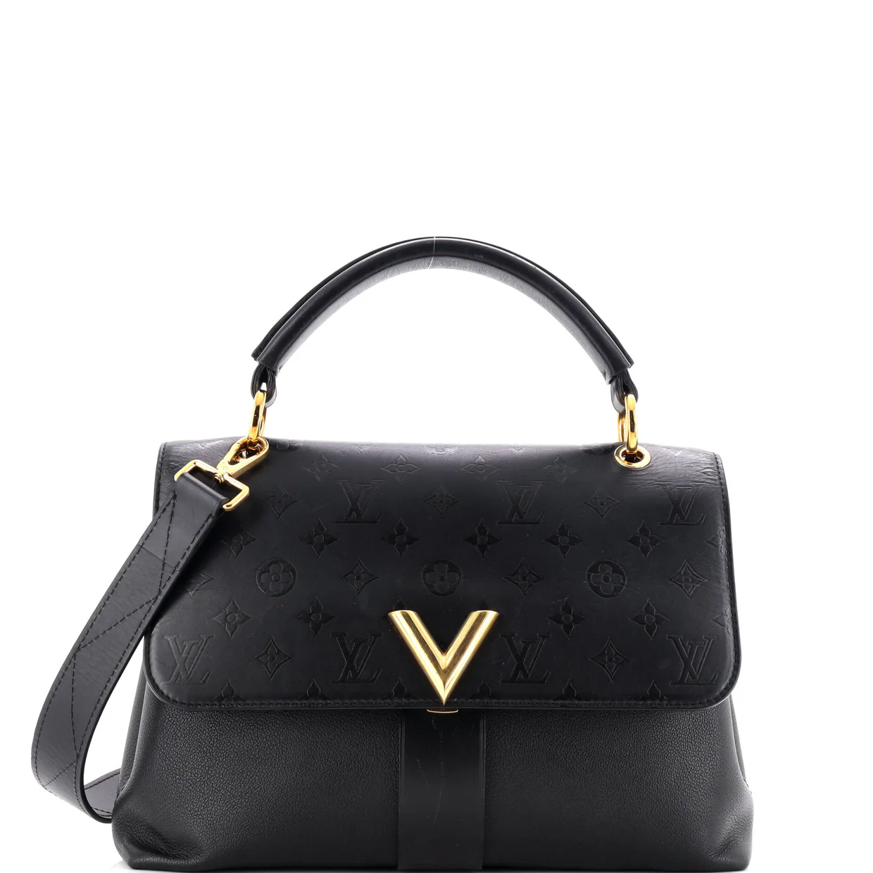 Very One Handle Bag Monogram Leather - Deep Luxury