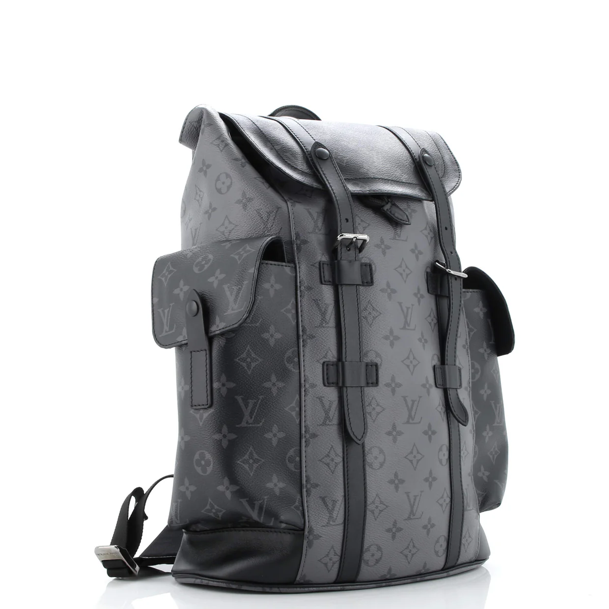 Christopher Backpack Reverse Monogram Eclipse Canvas MM - Deep Luxury