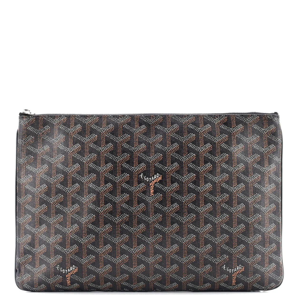 Senat Zip Pouch Coated Canvas MM - Deep Luxury