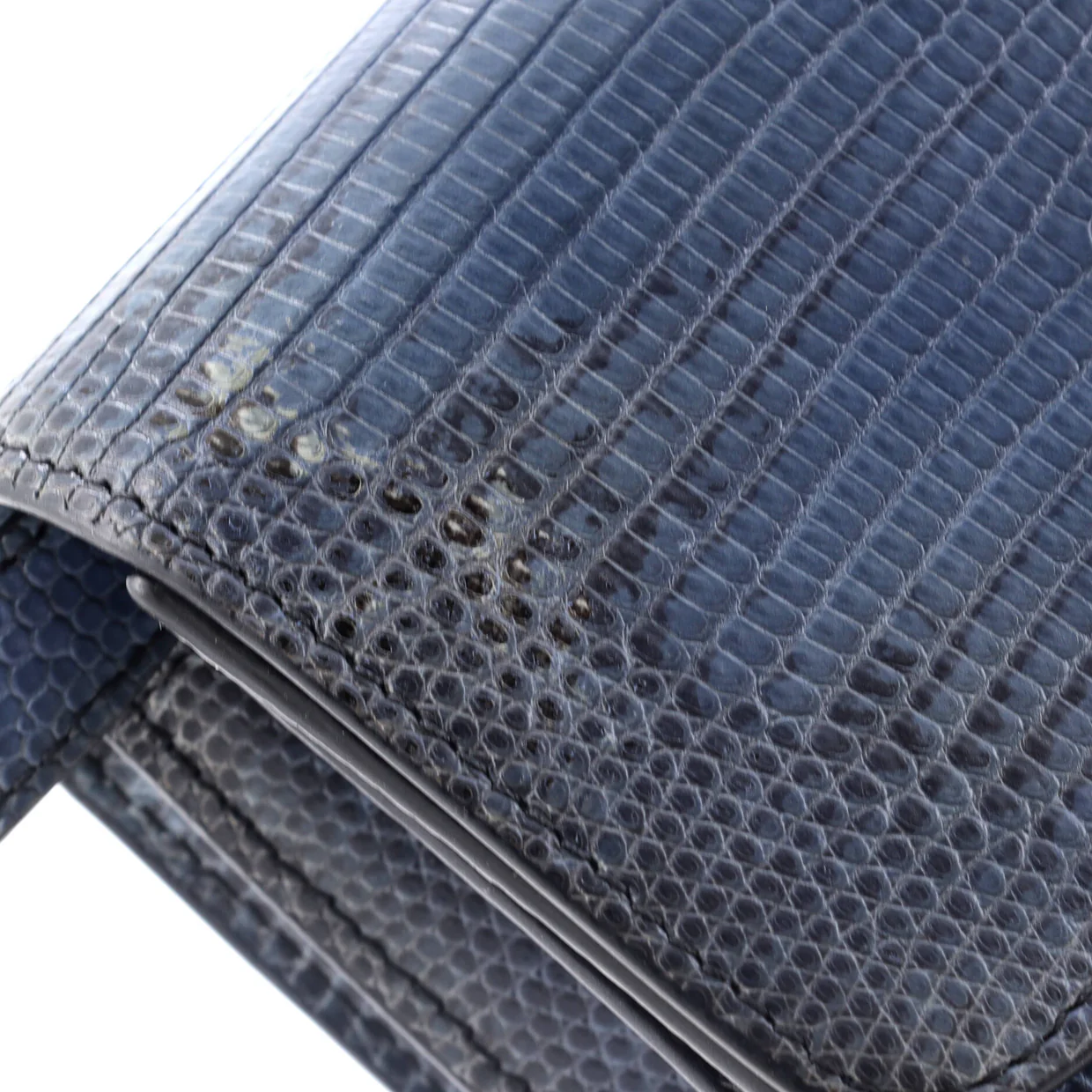 Classic Box Bag Lizard Small - Deep Luxury