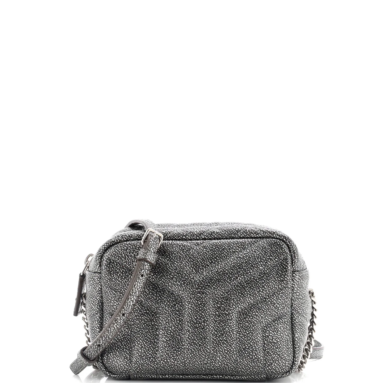 LouLou Bowling Bag Matelasse Chevron Leather Mini - Deep Luxury