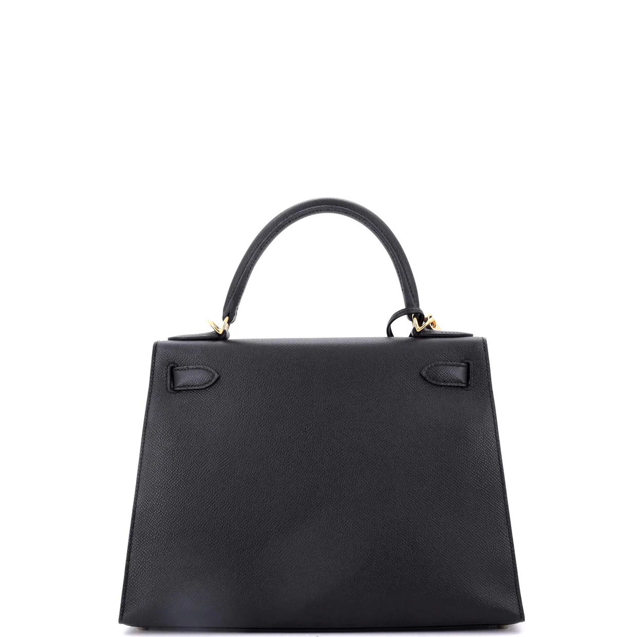 Kelly Handbag Noir Epsom with Gold Hardware 28 - Deep Luxury