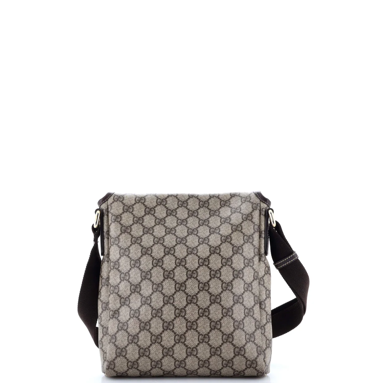 Flap Messenger GG Coated Canvas Small - Deep Luxury