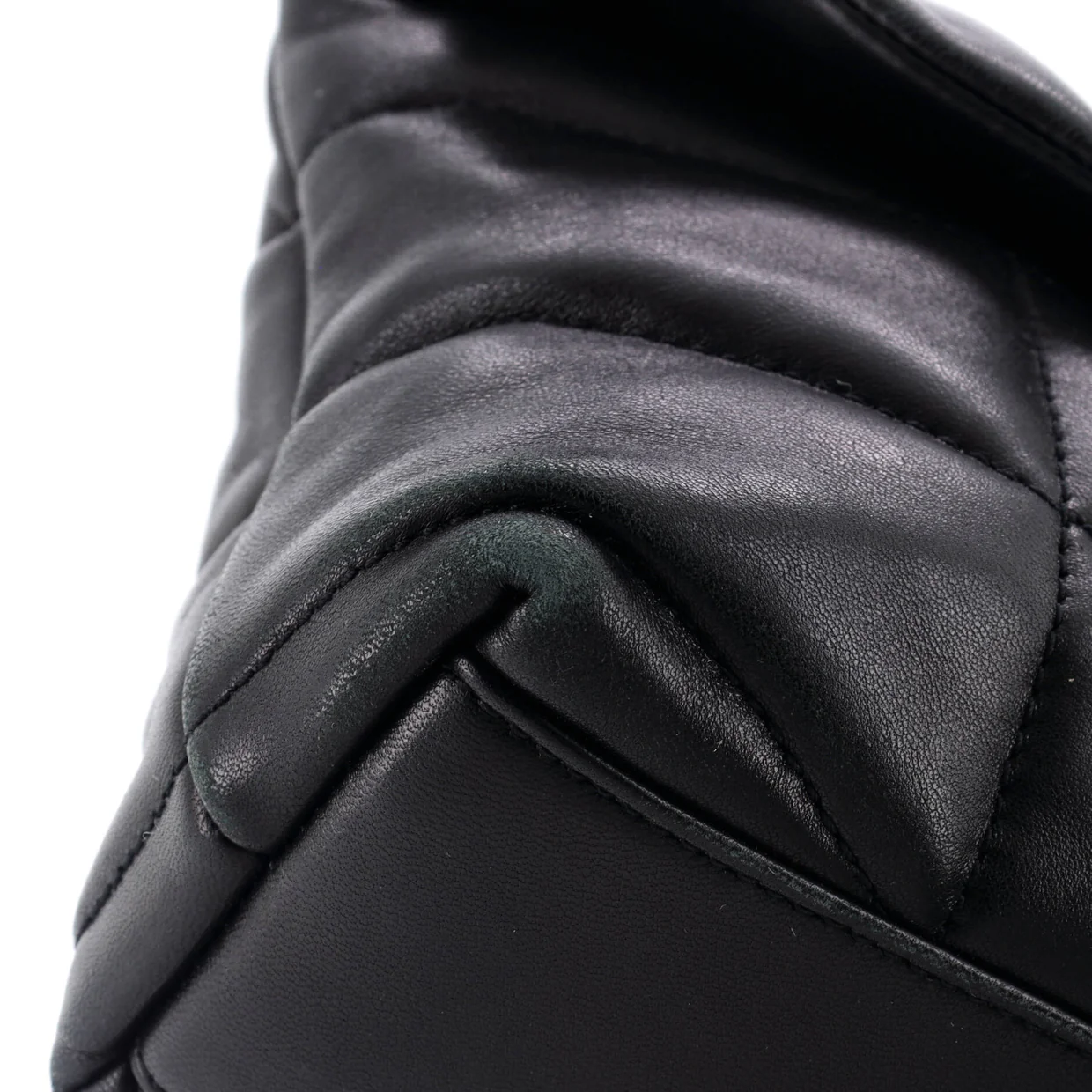 Loulou Puffer Shoulder Bag Quilted Leather Mini - Deep Luxury