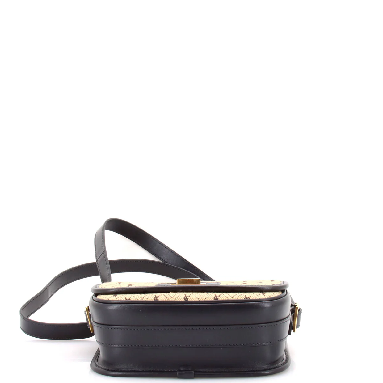 Flap Satchel Monogram All Over Canvas and Leather Small - Deep Luxury