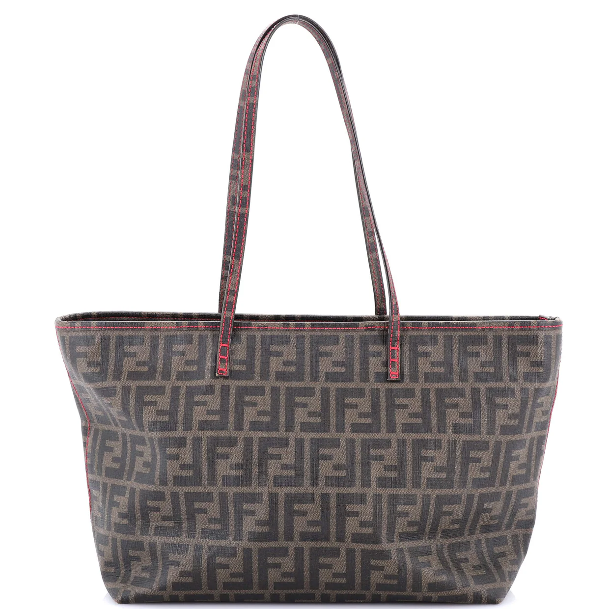 Roll Tote Zucca Coated Canvas Medium - Deep Luxury