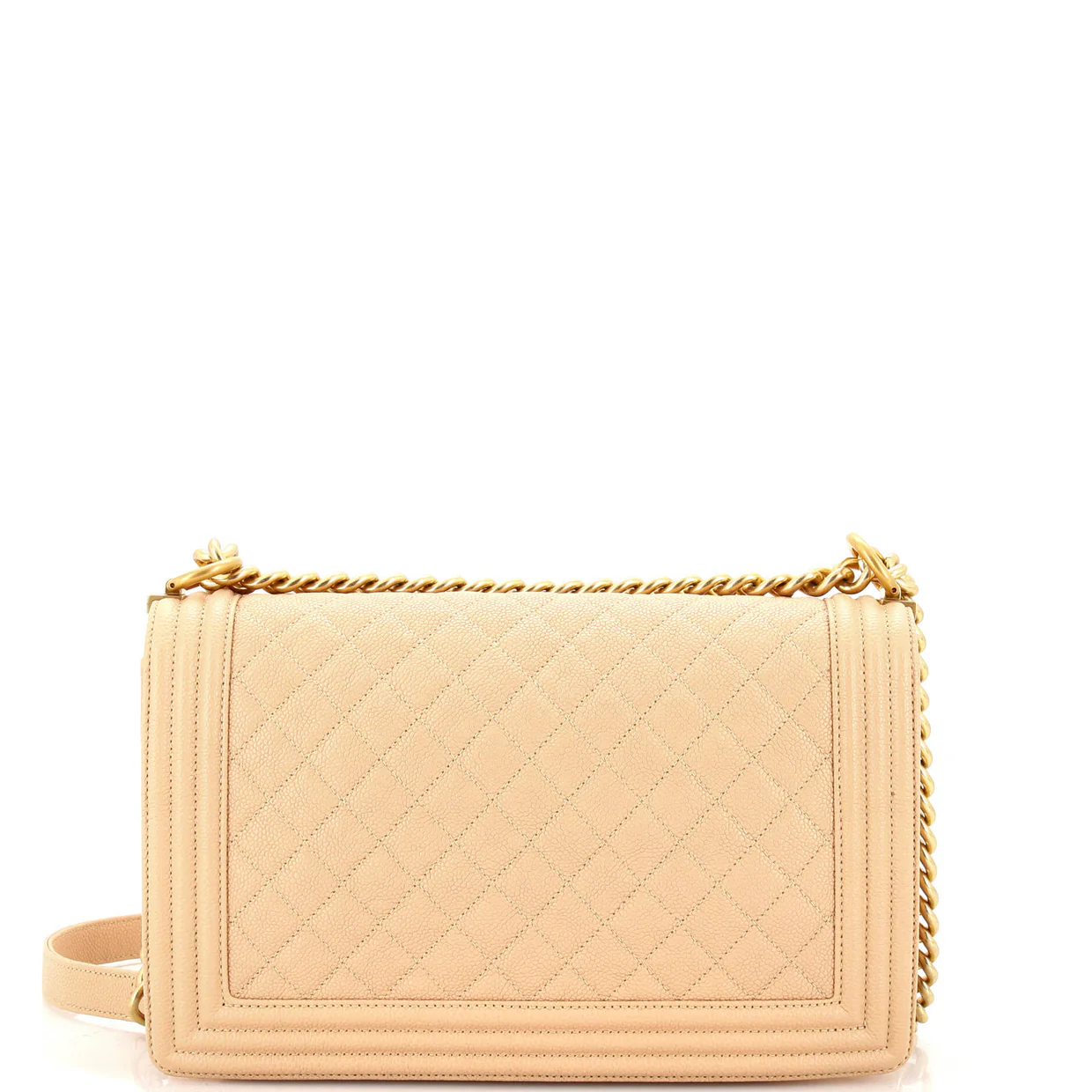 Boy Flap Bag Quilted Caviar New Medium - Deep Luxury