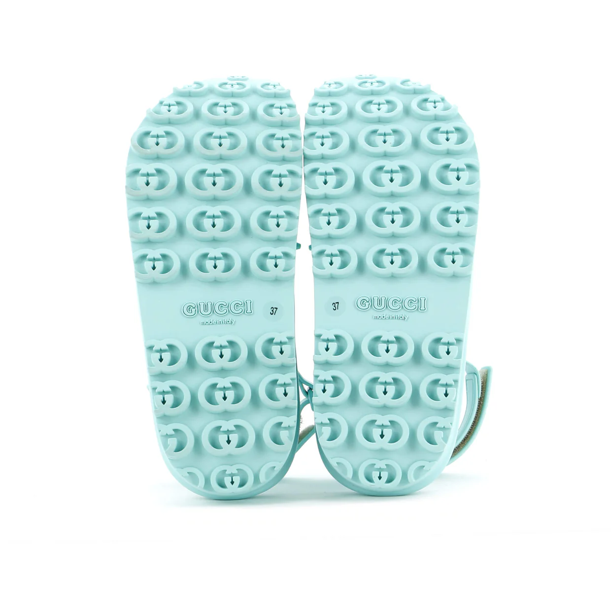 Women's Horsebit Touch Velcro Sandals Rubber - Deep Luxury