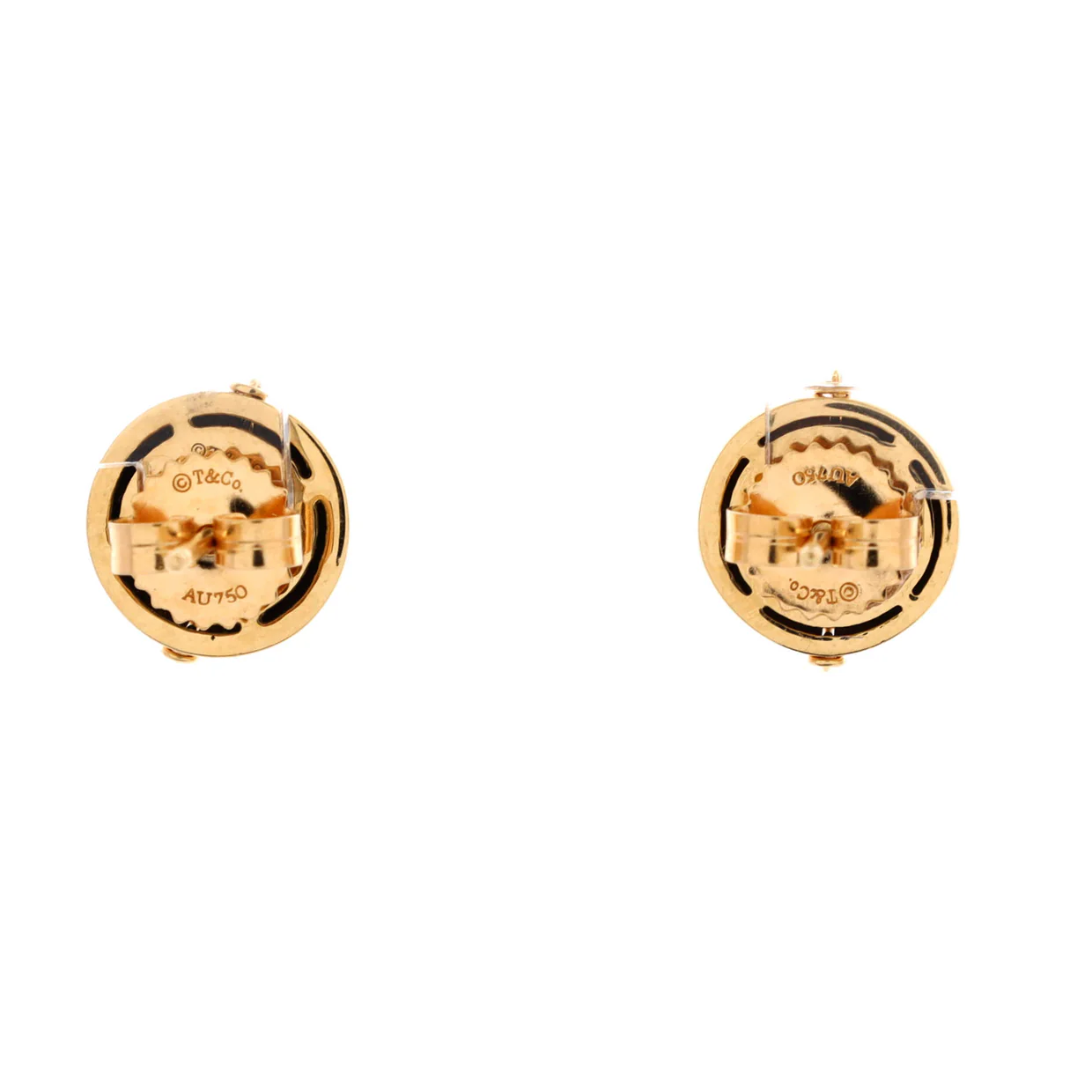 HardWear Bolt Ball Stud Earrings 18K Yellow Gold 10mm - Deep Luxury