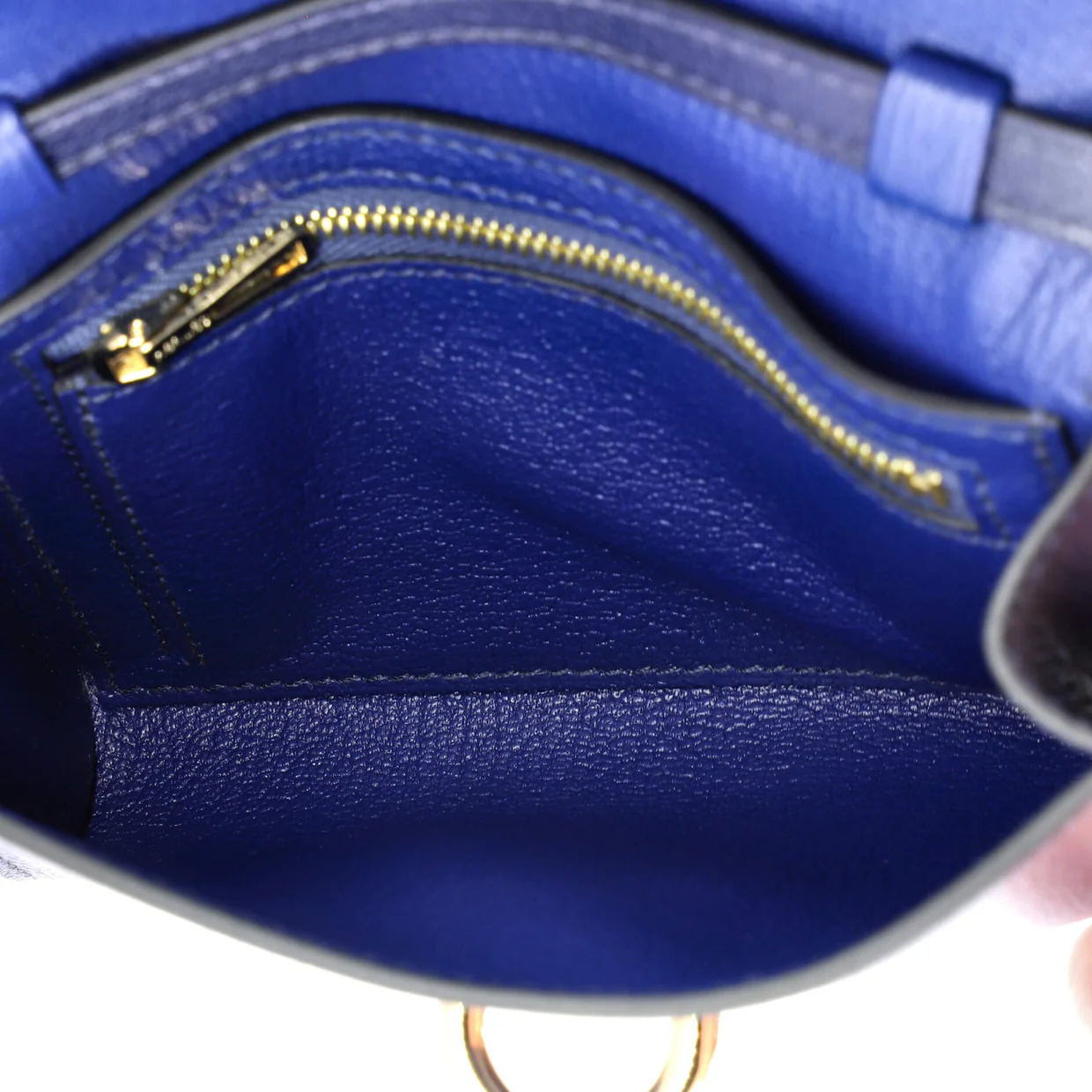 Chaine d'Ancre Compact Wallet on Strap Chevre Mysore - Deep Luxury