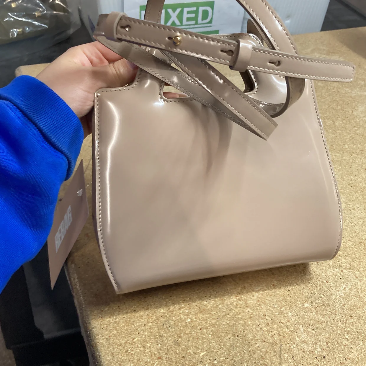 Logo Ville Bag Leather Small - Deep Luxury