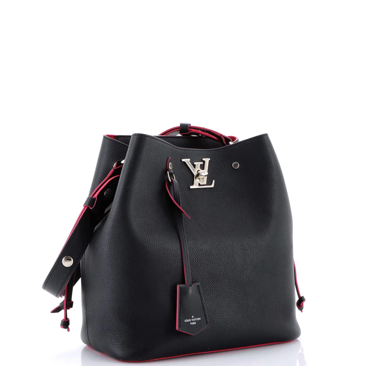 Lockme Bucket Bag Leather - Deep Luxury