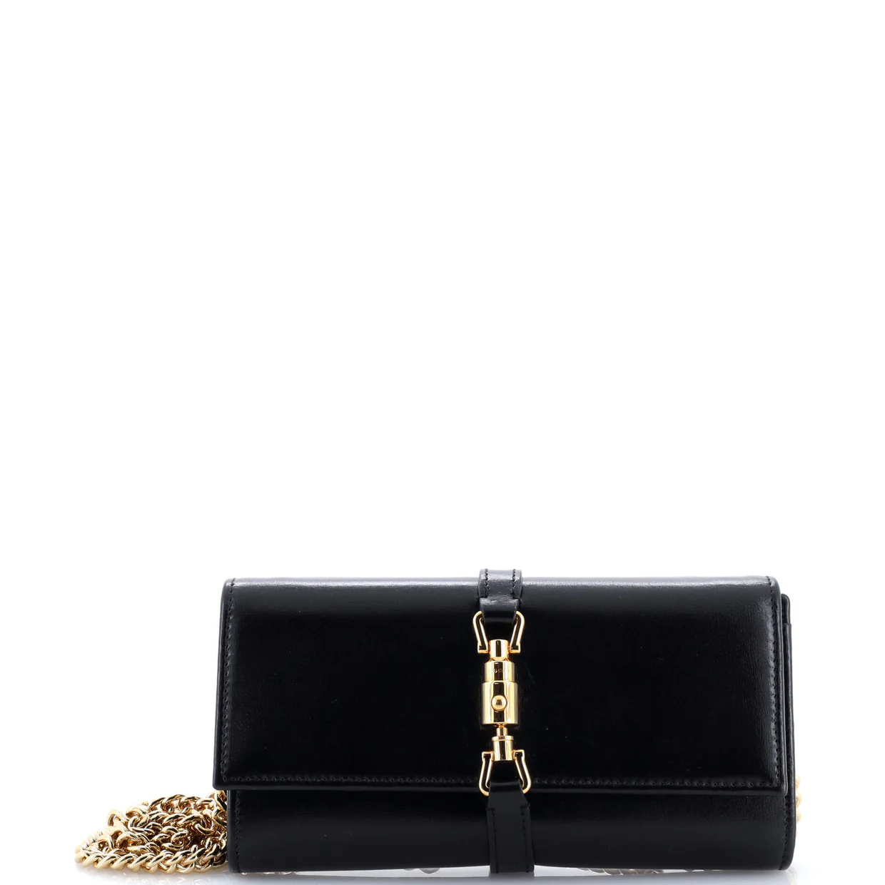 Jackie 1961 Continental Chain Wallet Leather - Deep Luxury