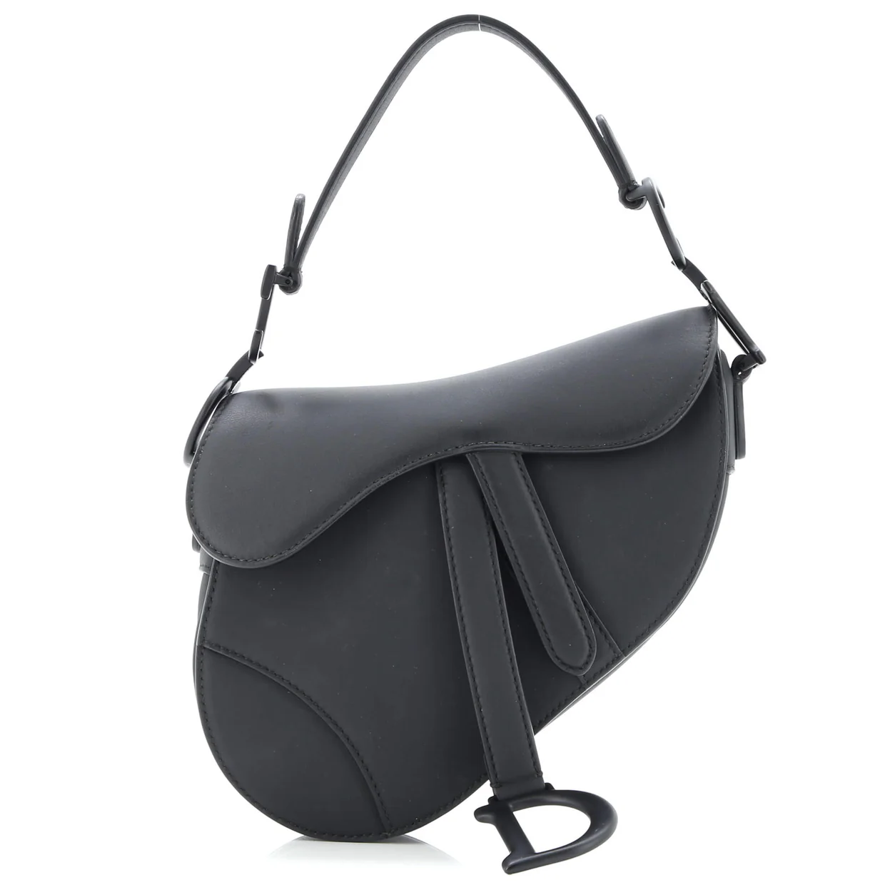 Ultra Matte Saddle Handbag Leather Medium - Deep Luxury