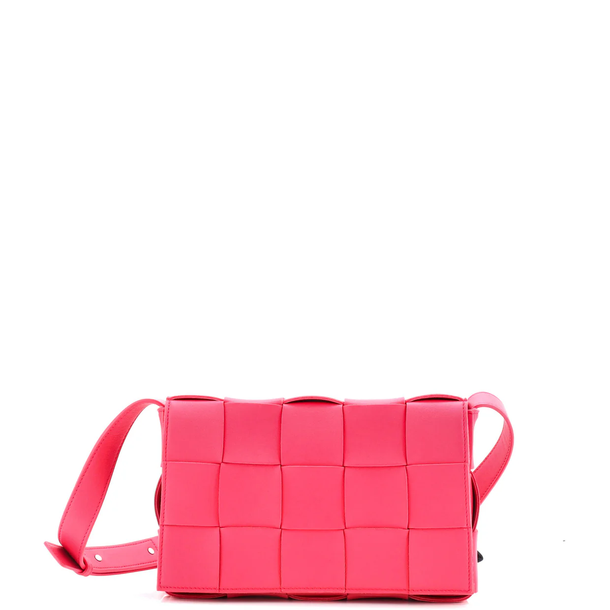 Cassette Crossbody Bag Maxi Intrecciato Leather - Deep Luxury