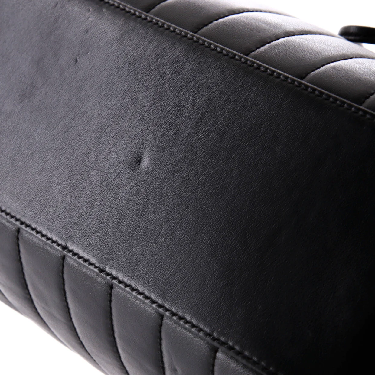 LouLou Backpack Matelasse Chevron Leather Medium - Deep Luxury