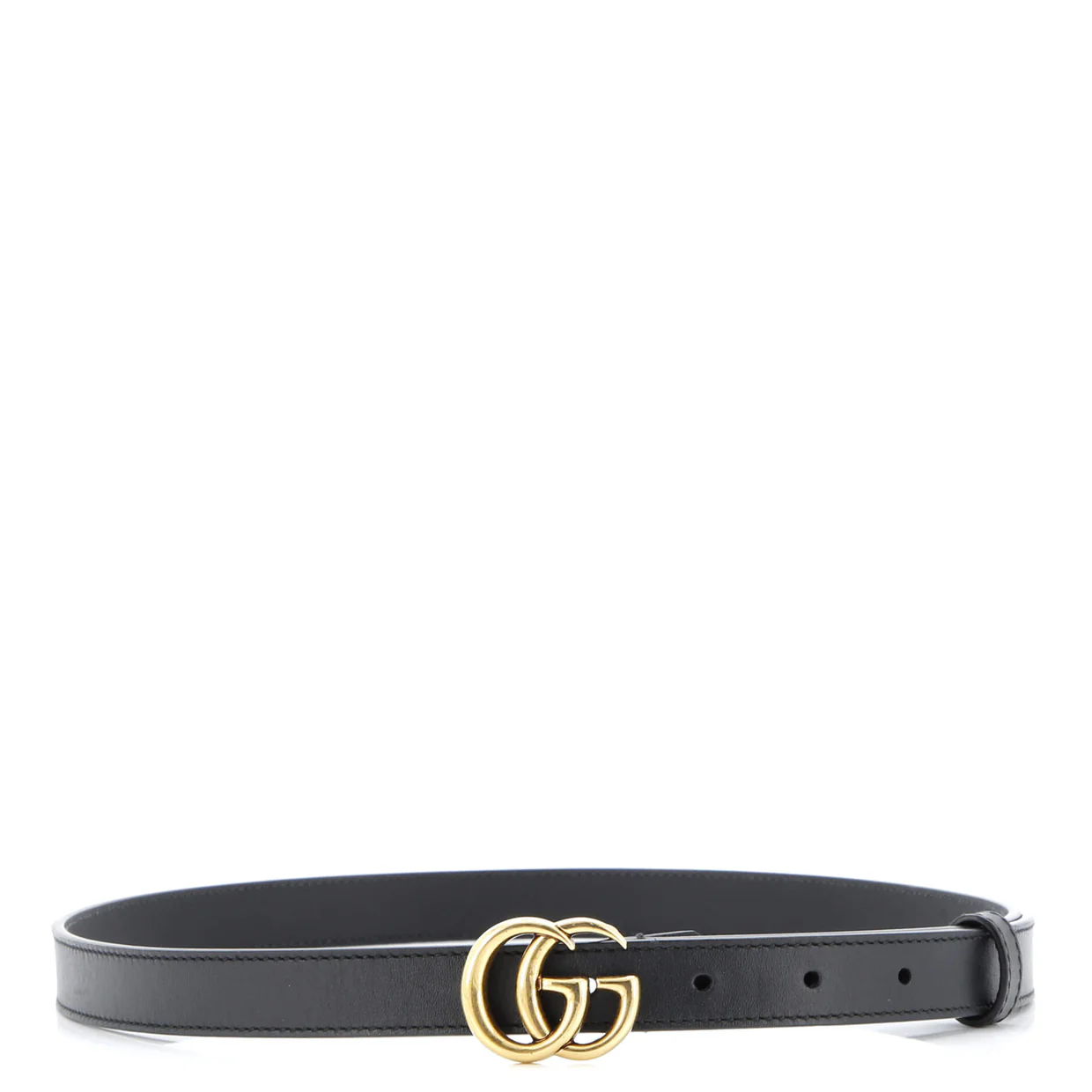 GG Marmont Belt Leather Thin - Deep Luxury