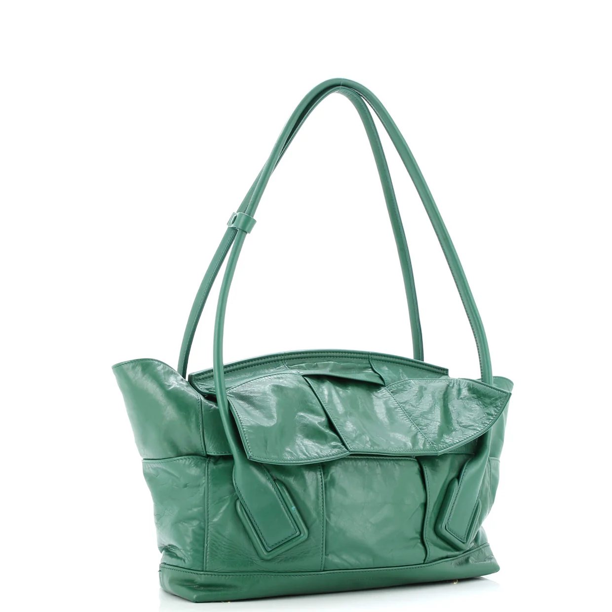 Arco Bag Maxi Intrecciato Leather Medium - Deep Luxury