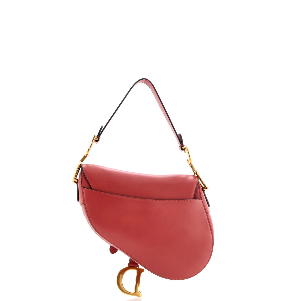 Saddle Handbag Leather Medium - Deep Luxury