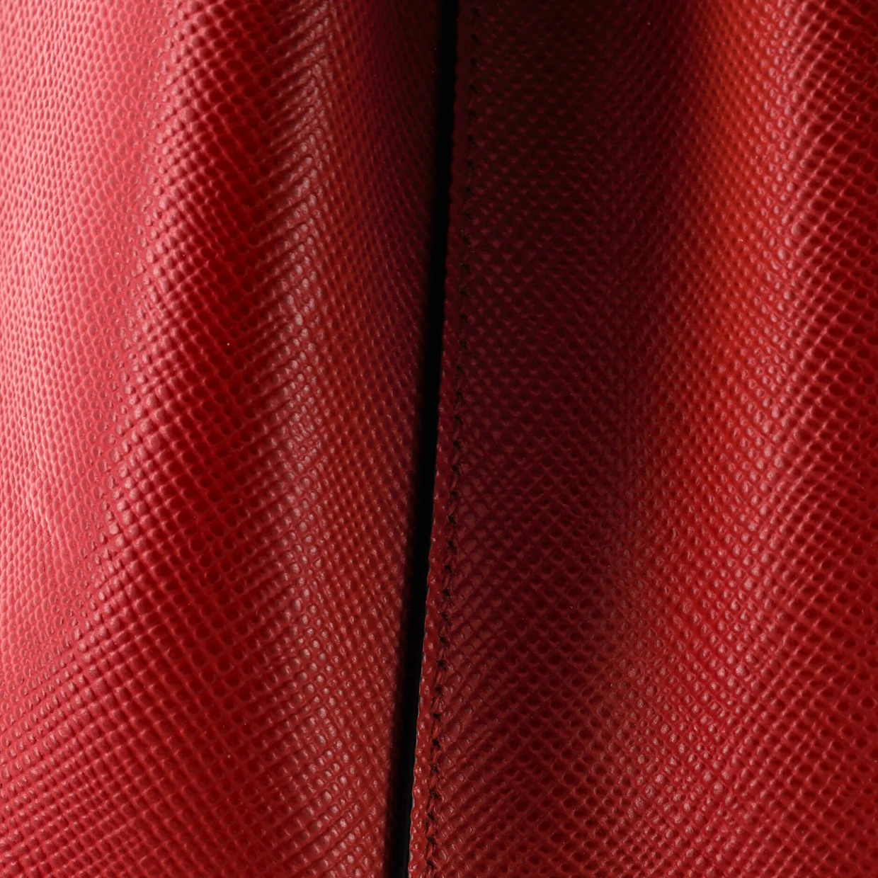Cuir Double Tote Saffiano Leather Medium - Deep Luxury