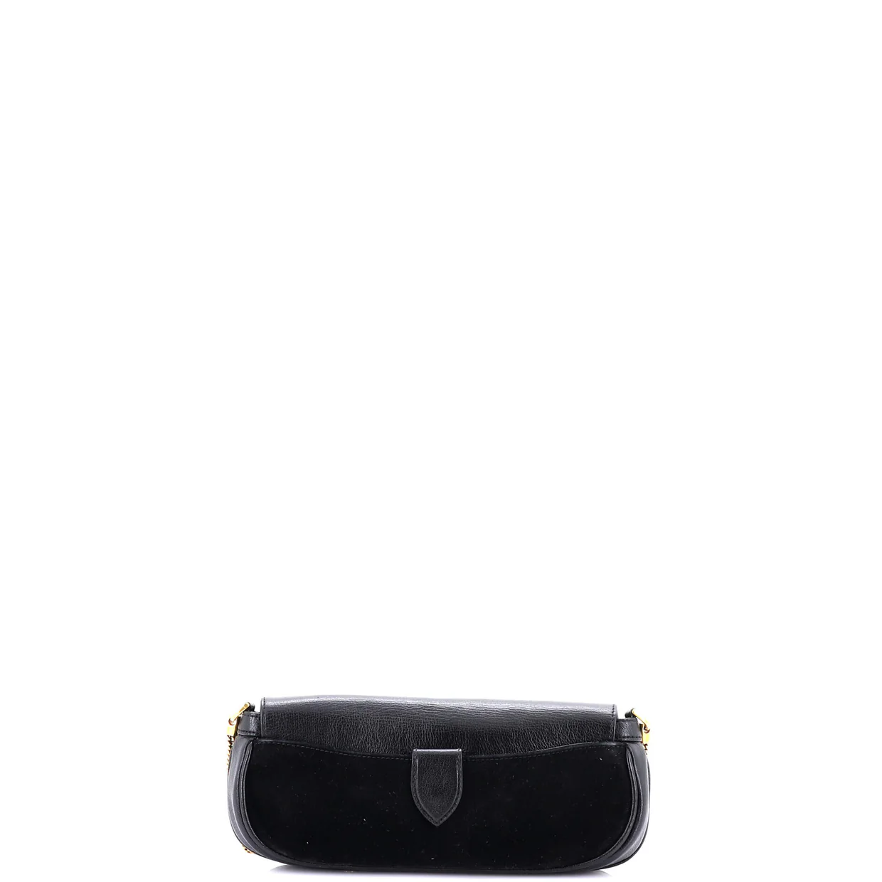 Avant Garde Pochette Leather with Suede - Deep Luxury