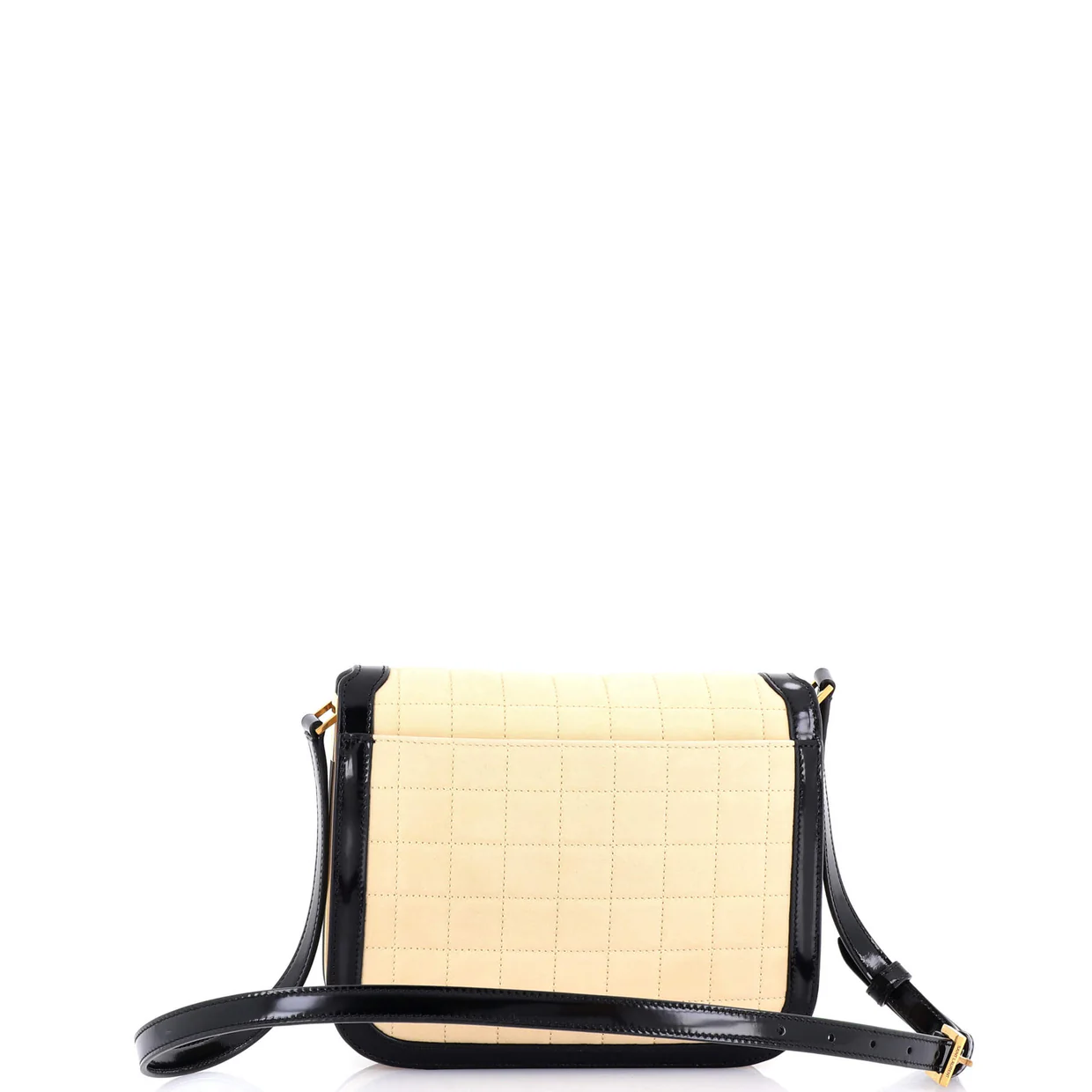 Solferino Bag Quilted Suede Medium - Deep Luxury