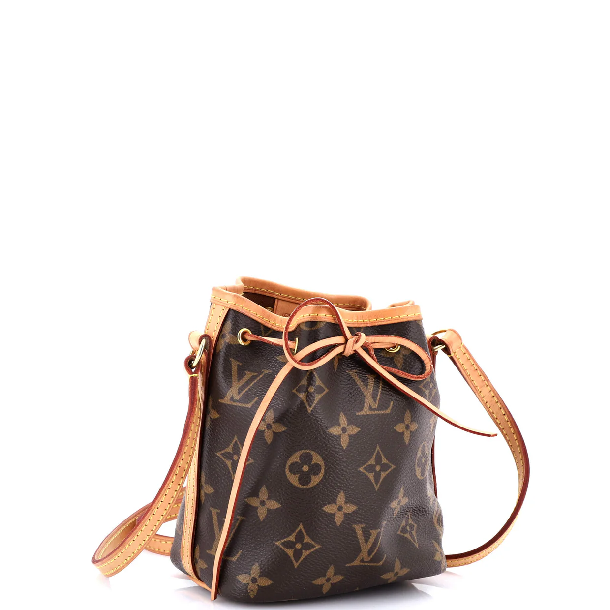 Noe Handbag Monogram Canvas Nano - Deep Luxury