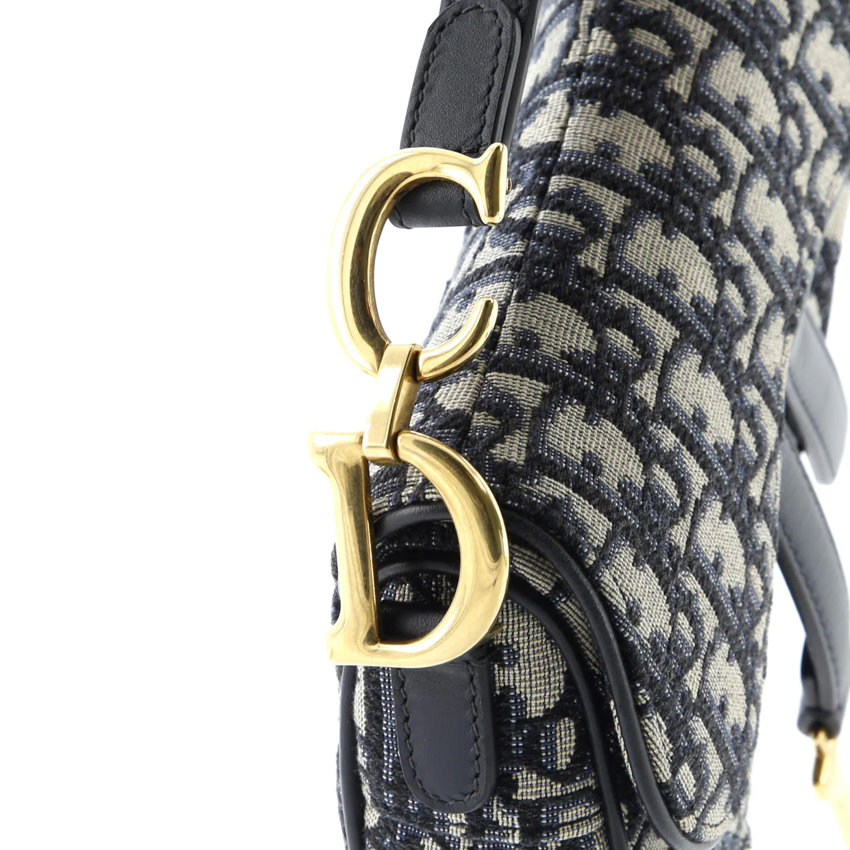 Saddle Handbag Oblique Canvas Mini - Deep Luxury