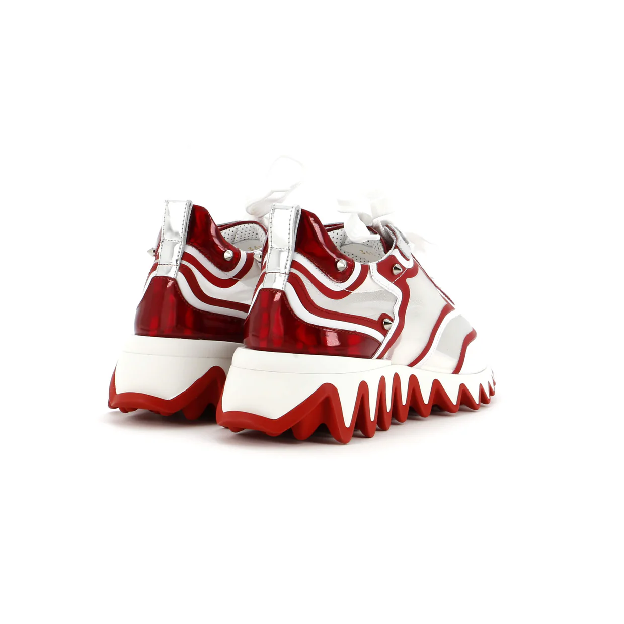 Women's Sharkina Sneakers Leather and Mesh - Deep Luxury