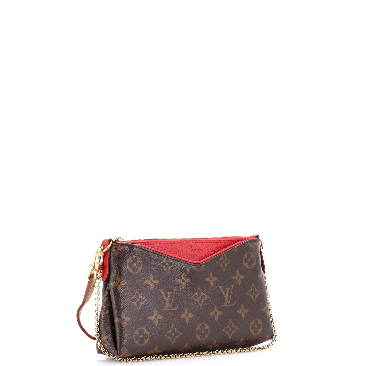 Pallas Clutch Monogram Canvas with Leather - Deep Luxury