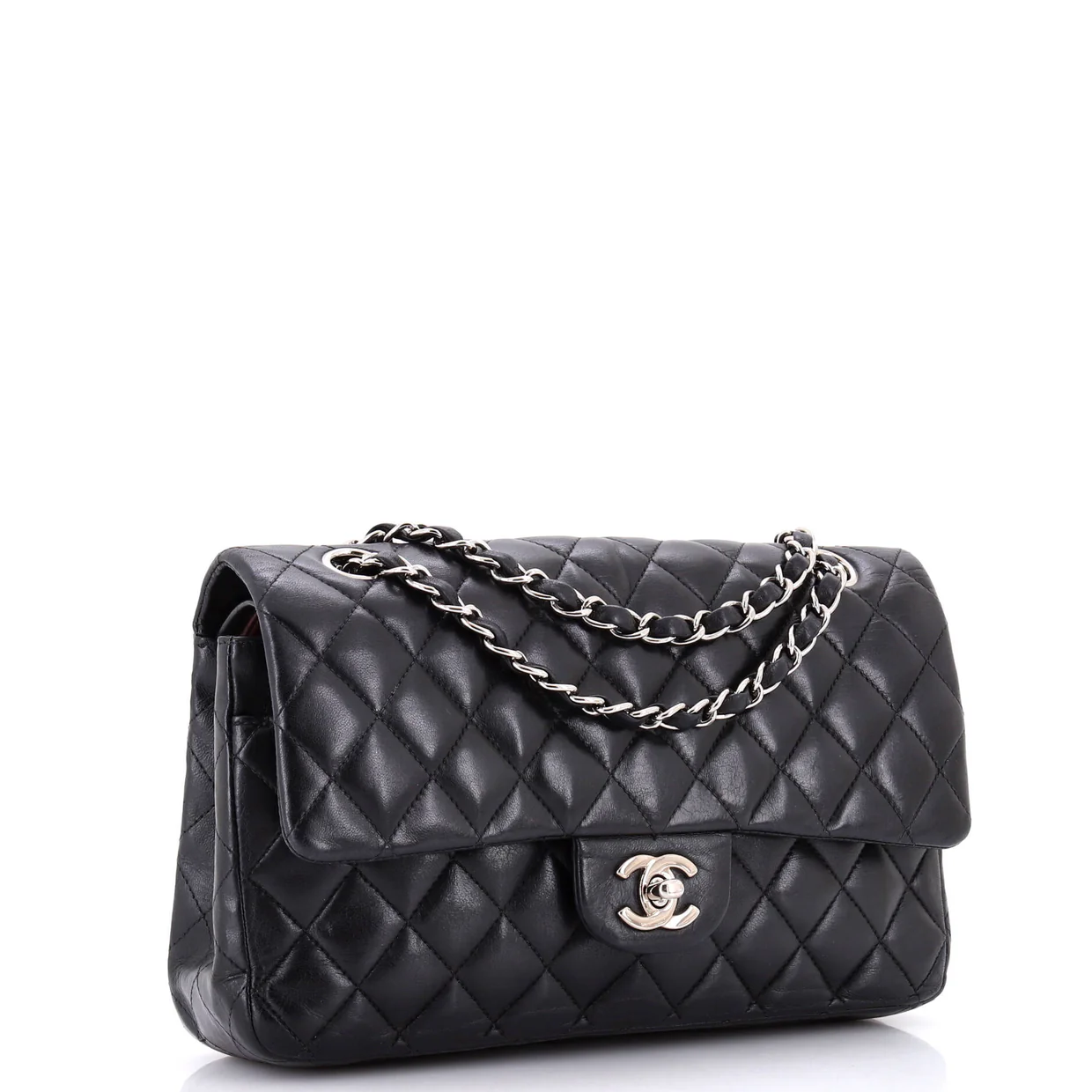 Vintage Classic Double Flap Bag Quilted Lambskin Medium - Deep Luxury
