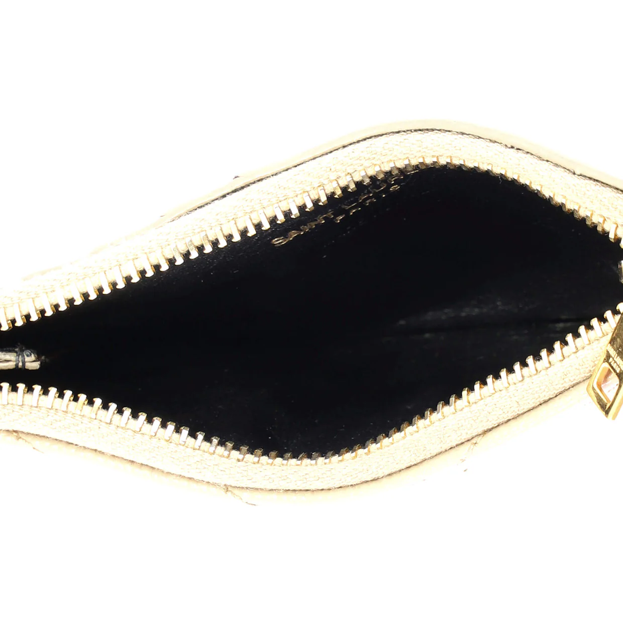 Monogram Fragments Zip Card Holder Matelasse Chevron Leather - Deep Luxury