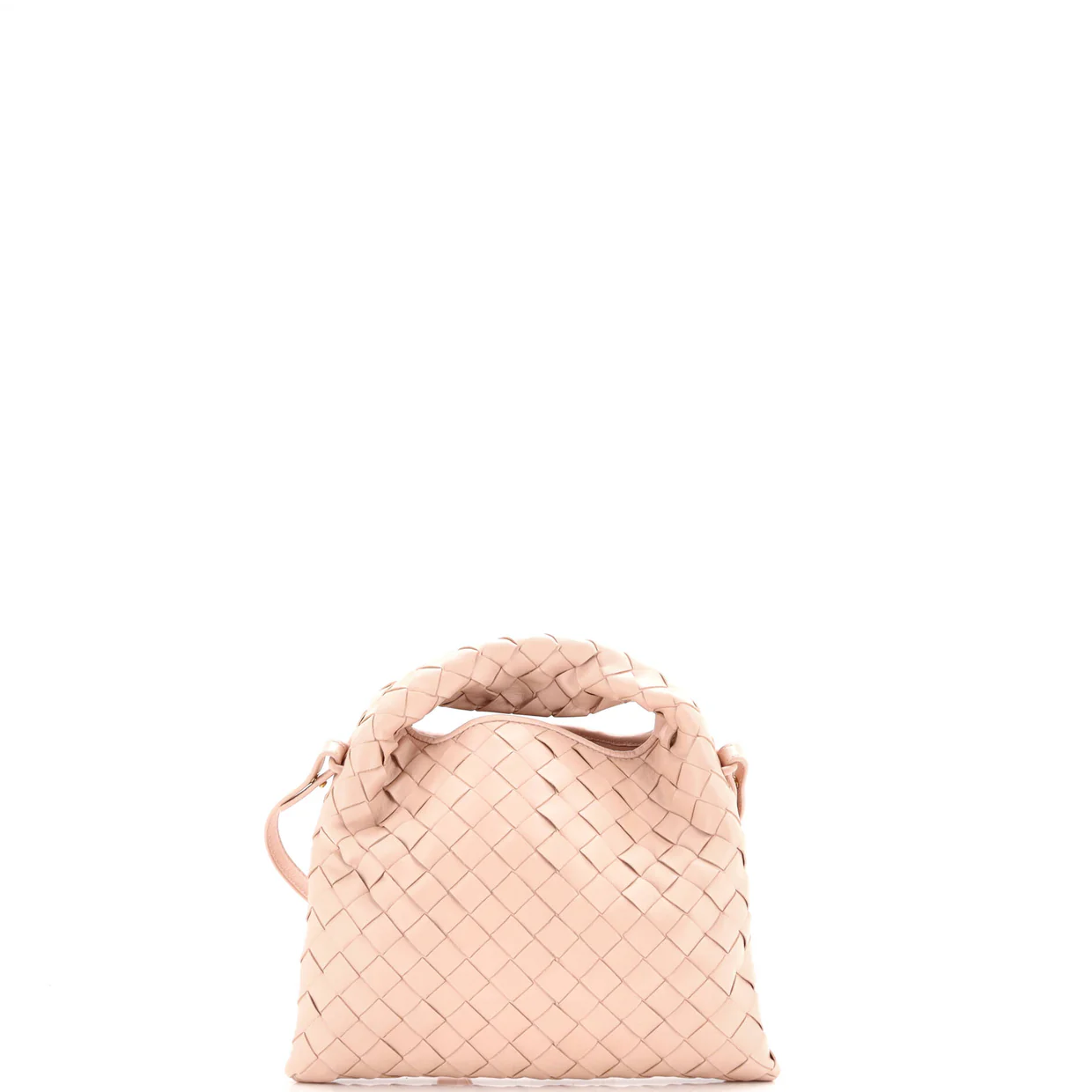 Hop Top Handle Bag Intrecciato Nappa Mini - Deep Luxury