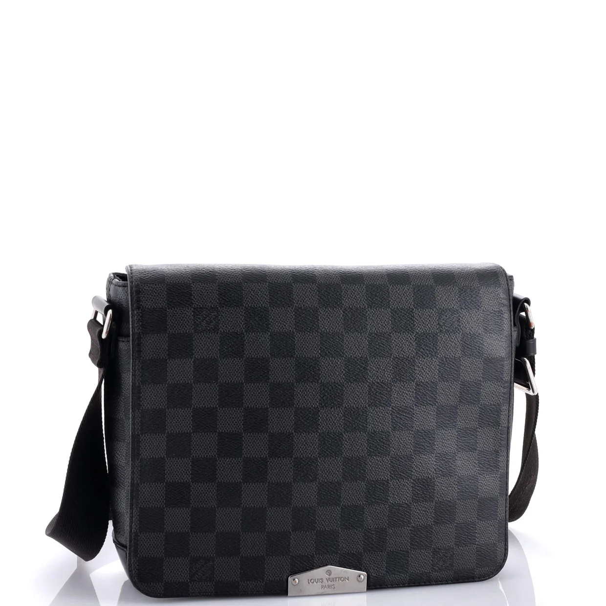 District NM Messenger Bag Damier Graphite PM - Deep Luxury