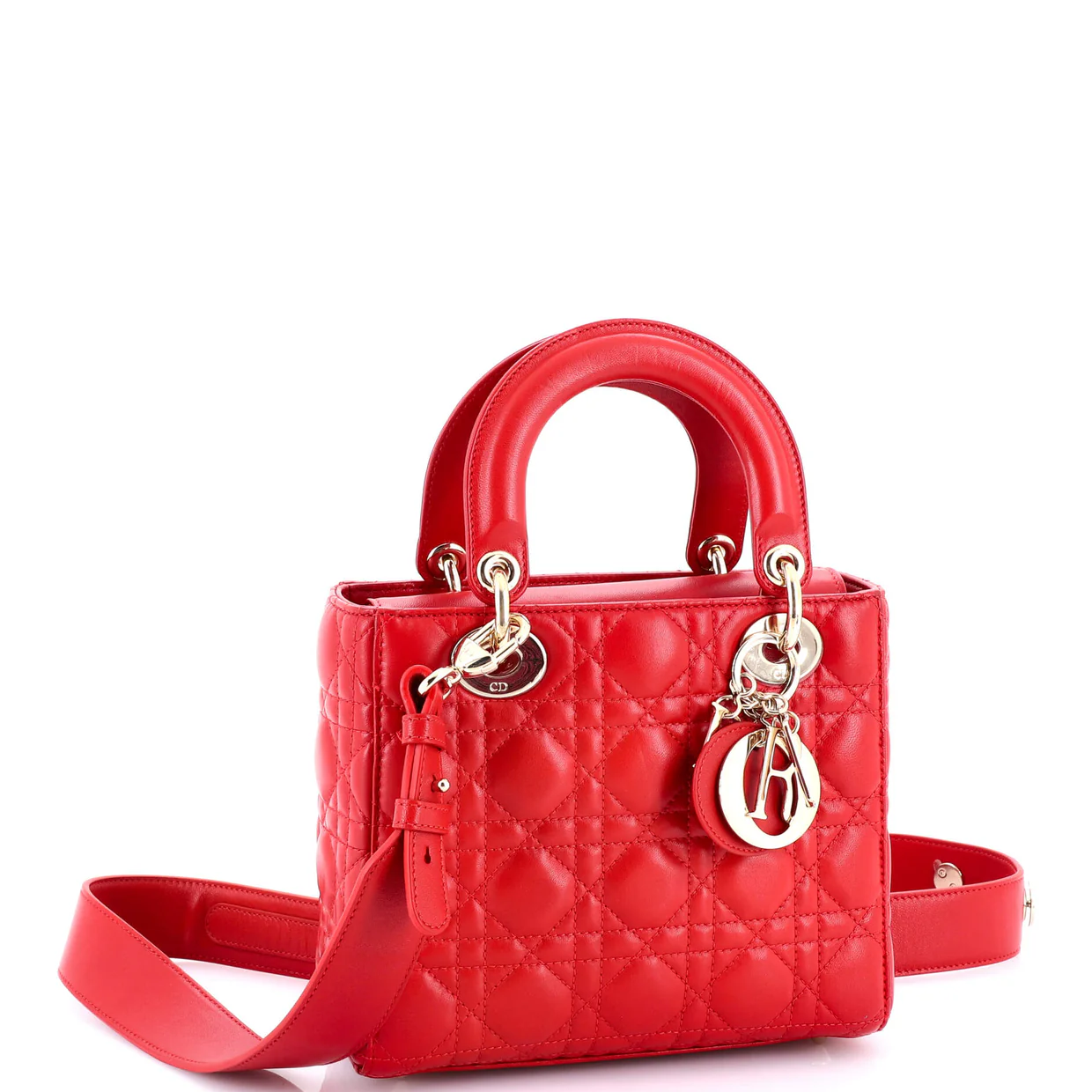 My ABCDior Lady Dior Bag Cannage Quilt Leather Small - Deep Luxury