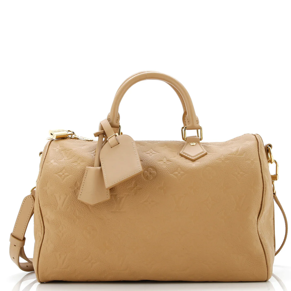 Speedy Soft Bandouliere Bag Monogram Empreinte Leather 30 - Deep Luxury
