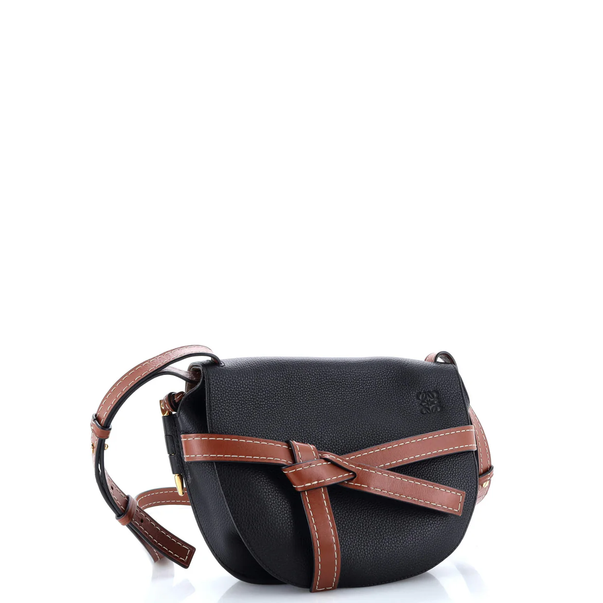 Gate Shoulder Bag Leather Small - Deep Luxury