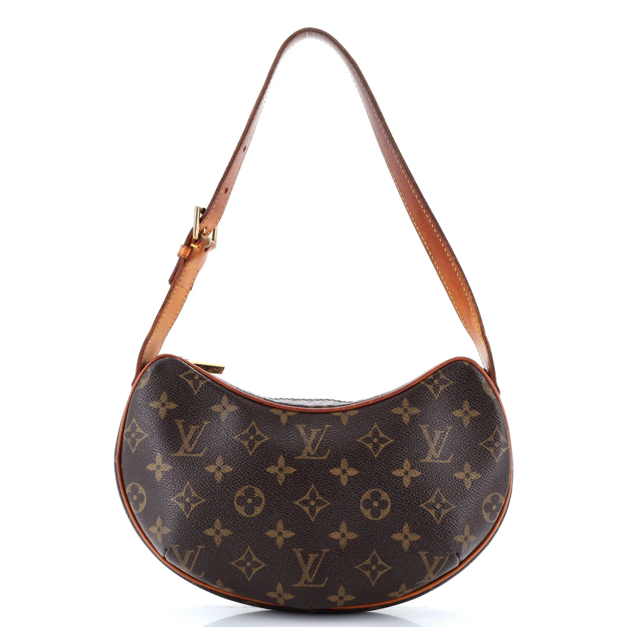Croissant Handbag Monogram Canvas PM - Deep Luxury