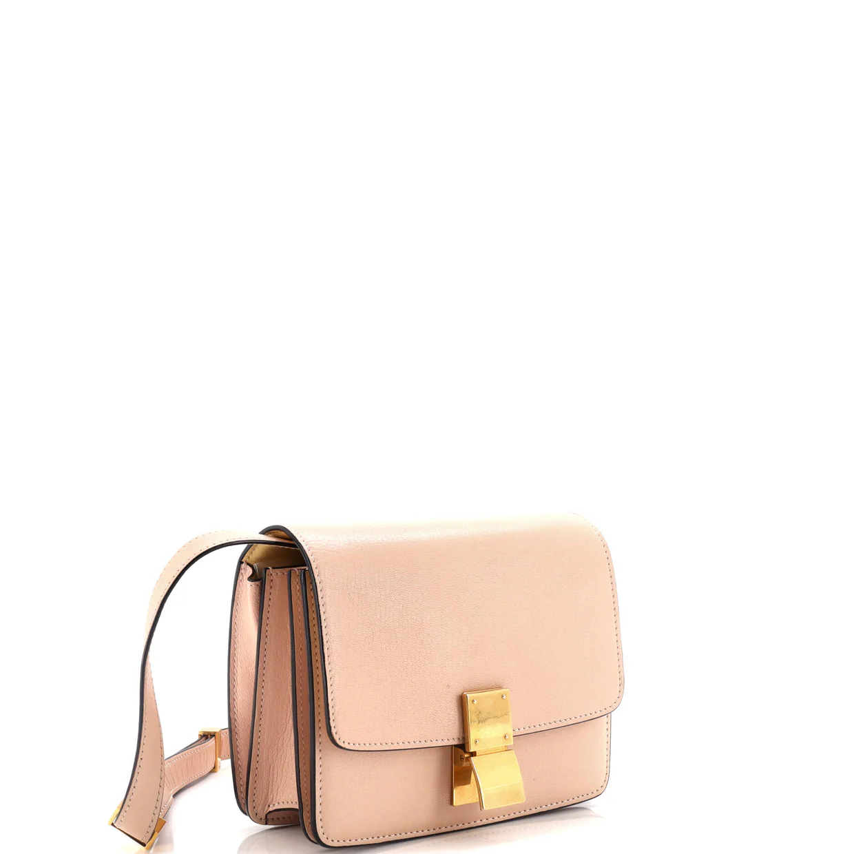 Classic Box Bag Grainy Leather Small - Deep Luxury