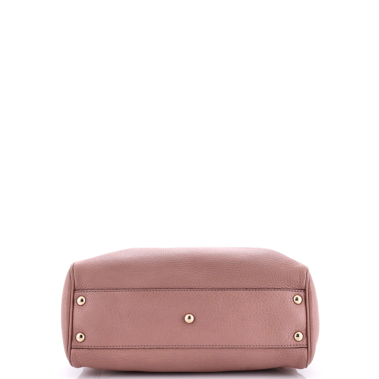 Bamboo Shopper Tote Leather Small - Deep Luxury