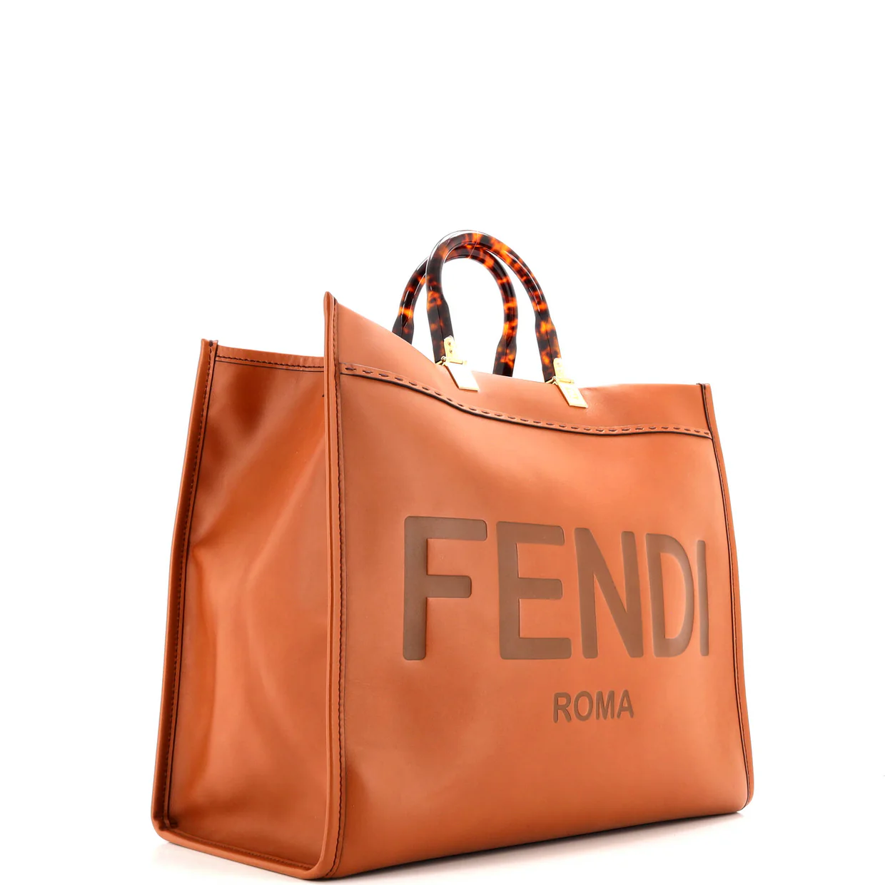 Sunshine Shopper Tote Leather Large - Deep Luxury