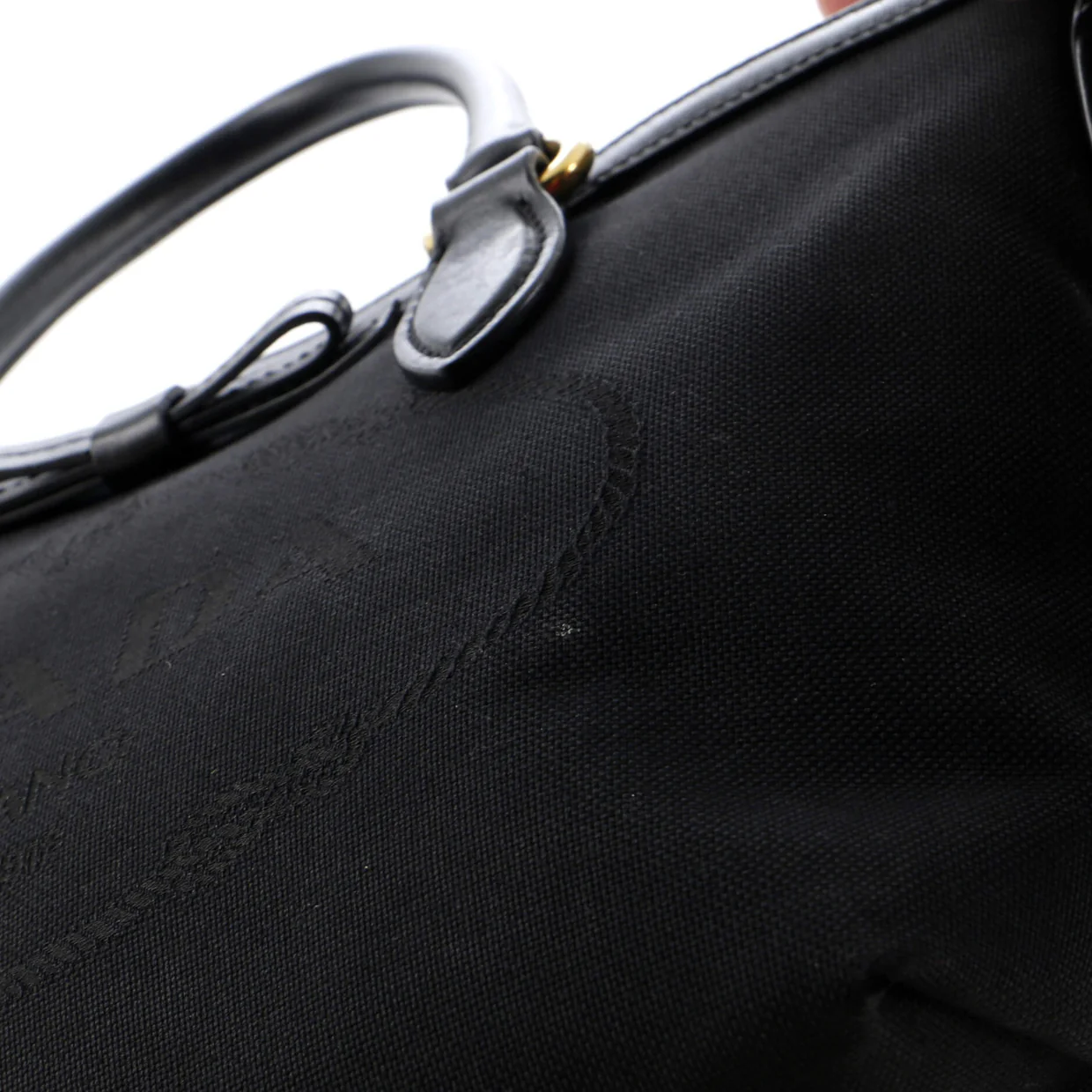 Logo Convertible Zip Tote Canvas with Leather Small - Deep Luxury