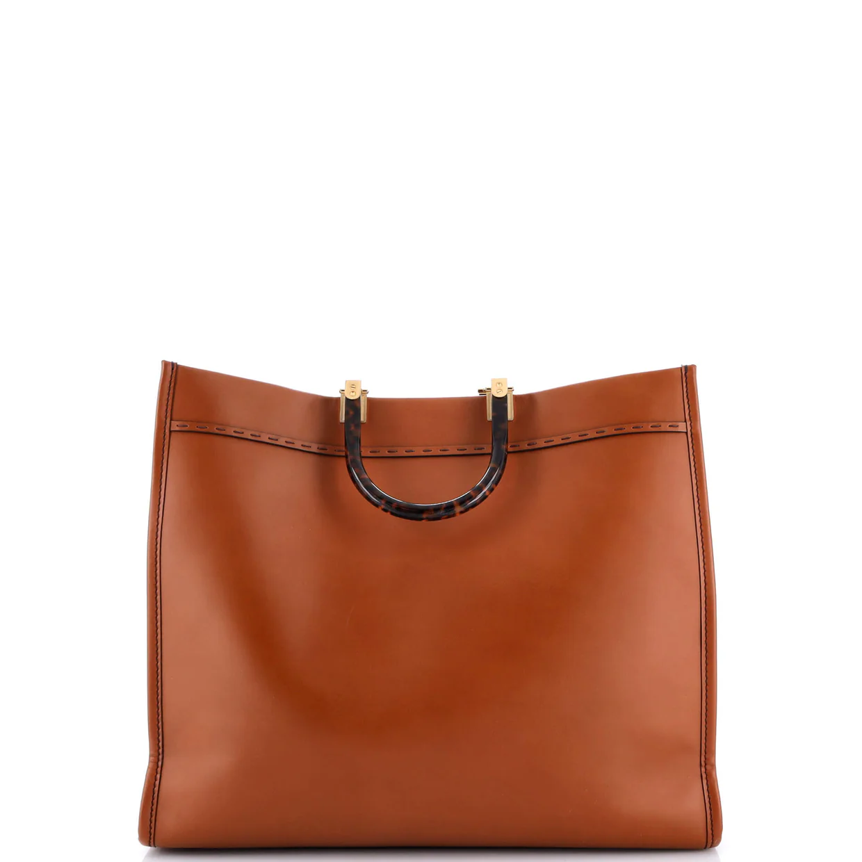 Sunshine Shopper Tote Leather Large - Deep Luxury