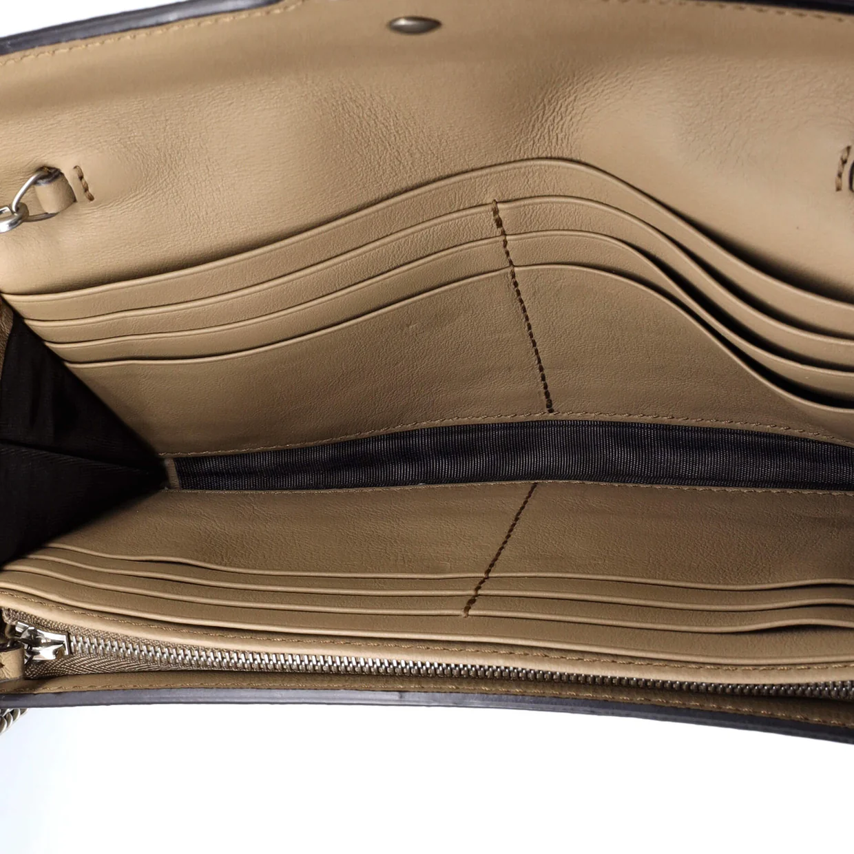 Dionysus Chain Wallet GG Coated Canvas Long - Deep Luxury