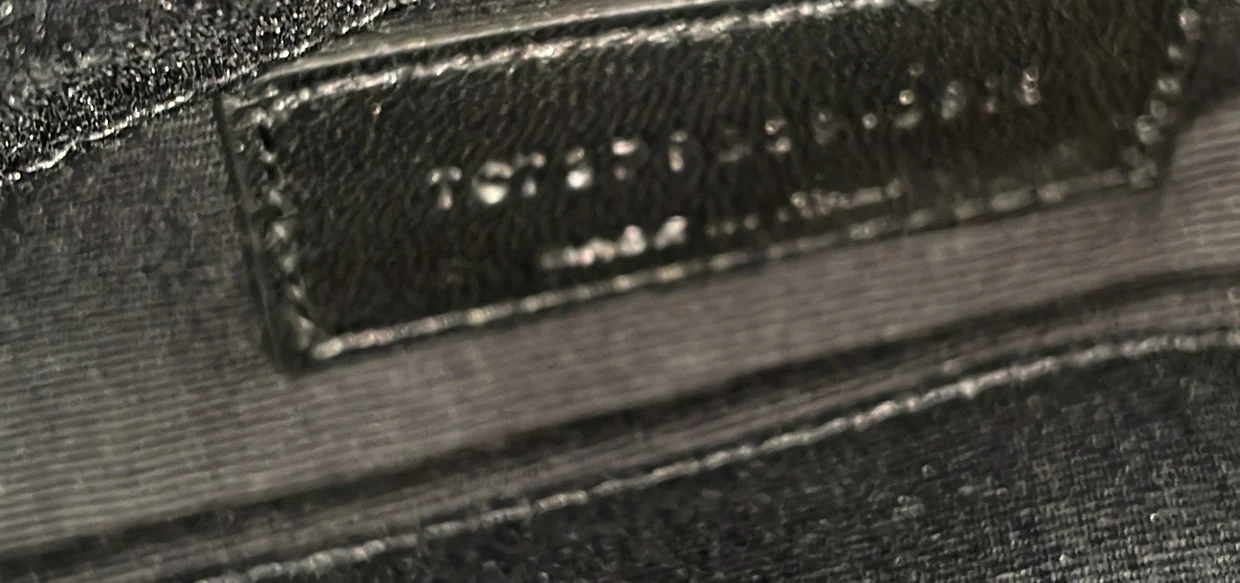 Classic Monogram Wristlet Pouch Matelasse Chevron Leather Small - Deep Luxury