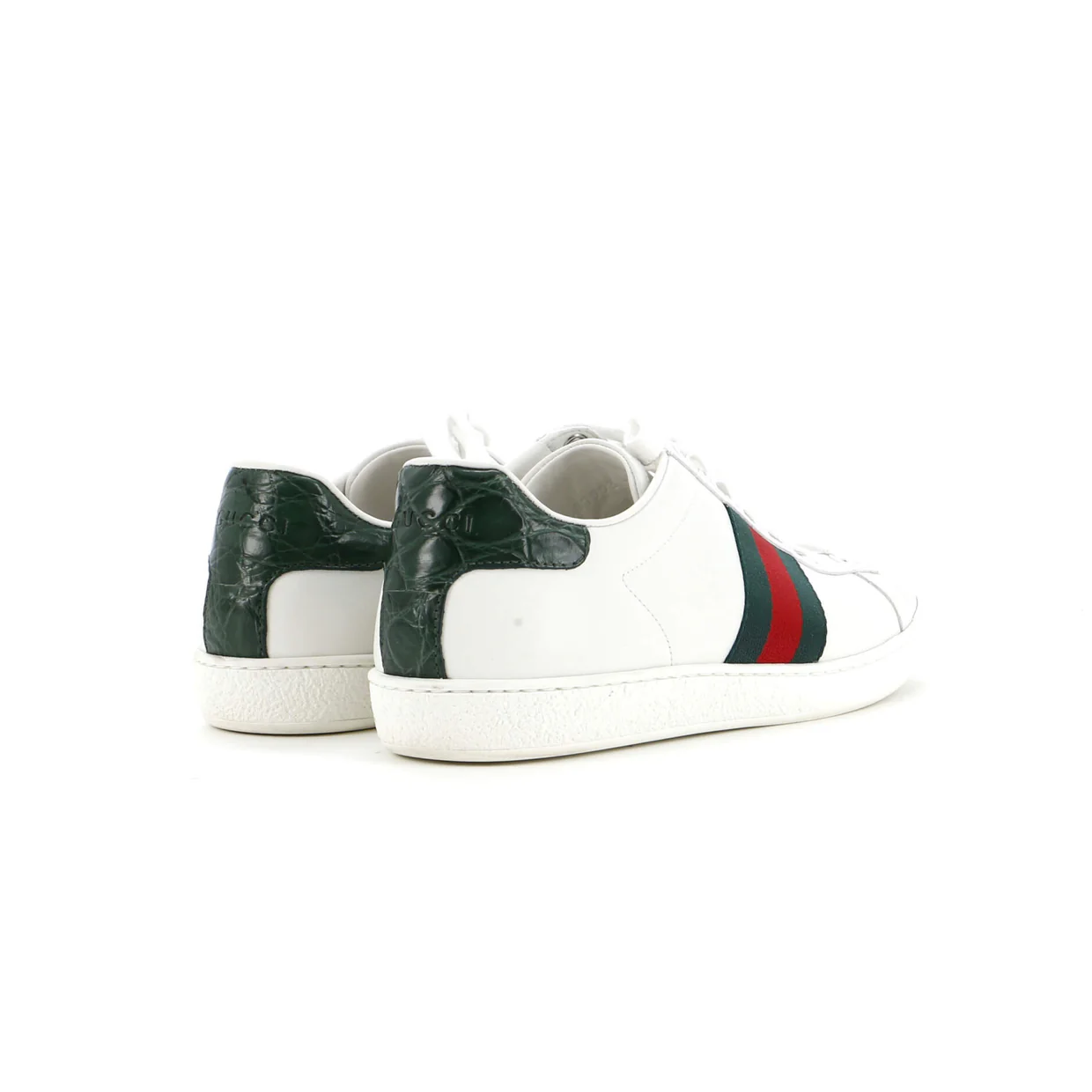 Women's Ace Web Platform Sneakers Leather - Deep Luxury