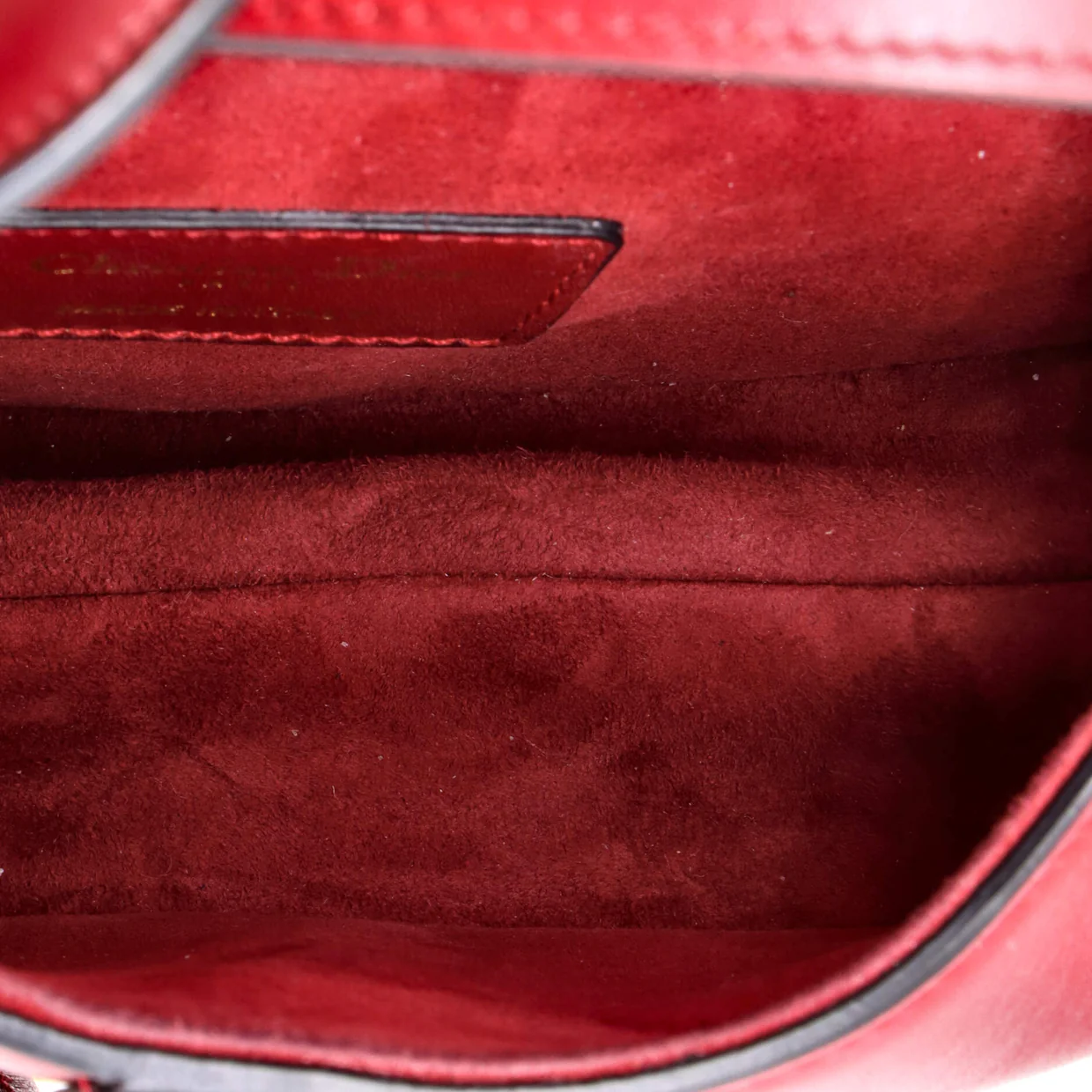 Saddle Handbag Leather Mini - Deep Luxury