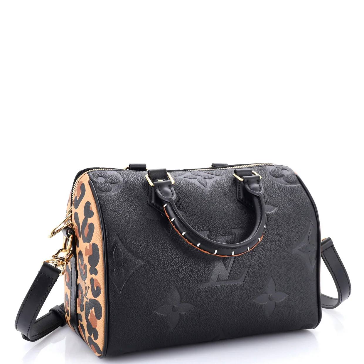 Speedy Bandouliere Bag Wild at Heart Monogram Empreinte Giant 25 - Deep Luxury