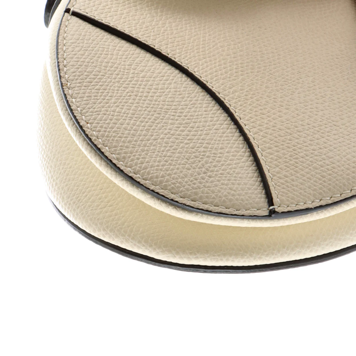 Saddle Handbag Leather Mini - Deep Luxury